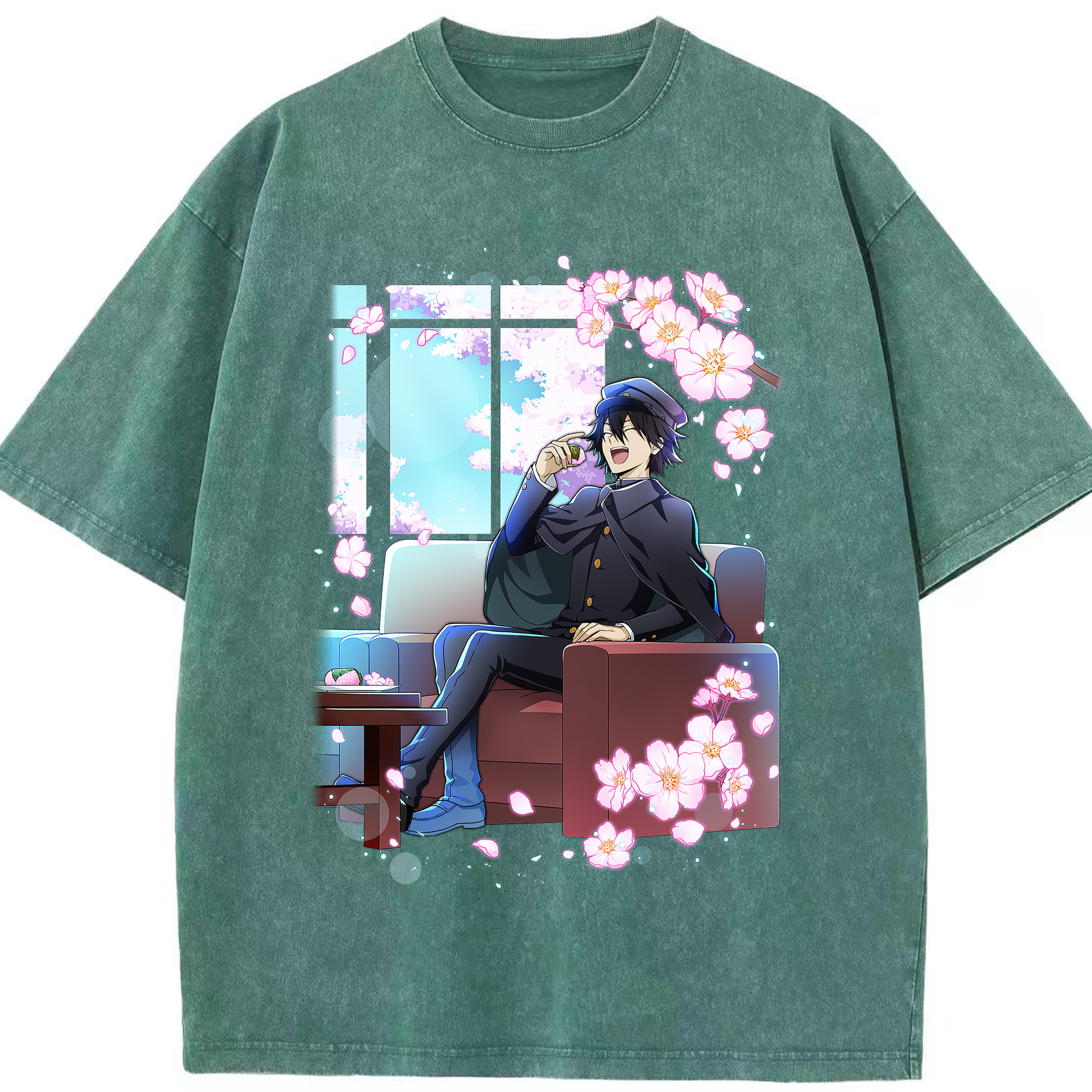 （画像用） 文豪ストレイドッグス Bungo Stray Dogs 綿100% ヴィンテージ風 半袖Tシャツ（フロントプリント）